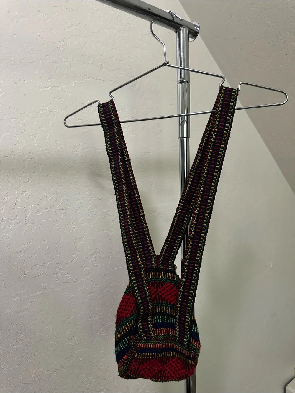 Handwoven Multicolor Boho Mini Backpack